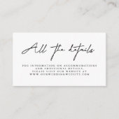 書道モダンのWeb結婚サイトのエンクロージャカード エンクロージャーカード (正面)