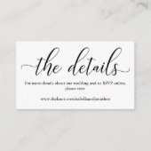 書道モダンのWeb結婚サイトのエンクロージャカード エンクロージャーカード (正面)