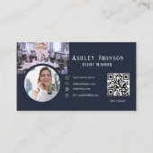 書道モダンイベントプランナー設計者 名刺 (裏面)