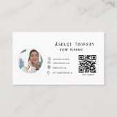 書道モダンイベントプランナー 名刺 (裏面)