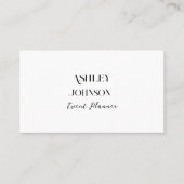 書道モダンイベントプランナー 名刺 (正面)