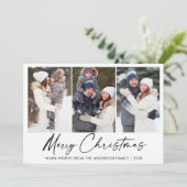 書道モダンインクペンクリスマス3写真 シーズンカード (スタンド正面)