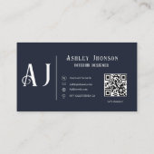 書道モダンインテリアデザイナーハウスデコール 名刺 (裏面)