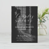 書道モダンカップルのシャワーフォトIl 招待状 (スタンド正面)