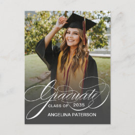 書道モダンクラシカル卒業会 インビテーションポストカード