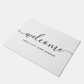 書道モダンスクリプトプロパティへようこそ  ドアマット (アングル)