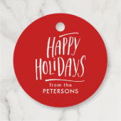 書道モダンハッピーホリデー フェイバータグ (裏面)