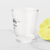 書道モダンハートミセス結婚ズ ショットグラス (右)