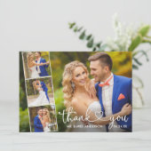 書道モダンハート結婚の4写真集 サンキューカード (スタンド正面)