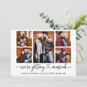 書道モダンハート5写真と結婚 セーブザデート (スタンド正面)