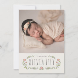 書道モダンフローラデザイン誕生 案内状