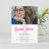 書道モダンブライダルシャワー写真 招待状 (スタンド正面)