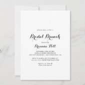 書道モダンブライダルブランチブライダルシャワー 招待状 (正面)