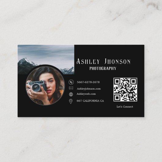 書道モダンプロフェッショナル撮影 名刺 (裏面)