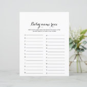 書道モダンベビー名競走ベビーシャワーゲーム (スタンド正面)