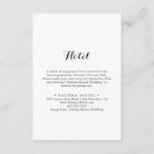 書道モダンホテル エンクロージャーカード (正面)