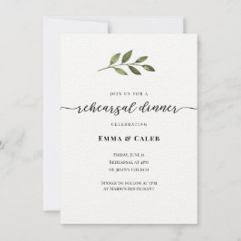 書道モダンリハーサルのディナー招待 招待状