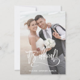 書道モダン公式の書結婚だ 案内状