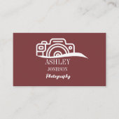 書道モダン写真家 名刺 (正面)