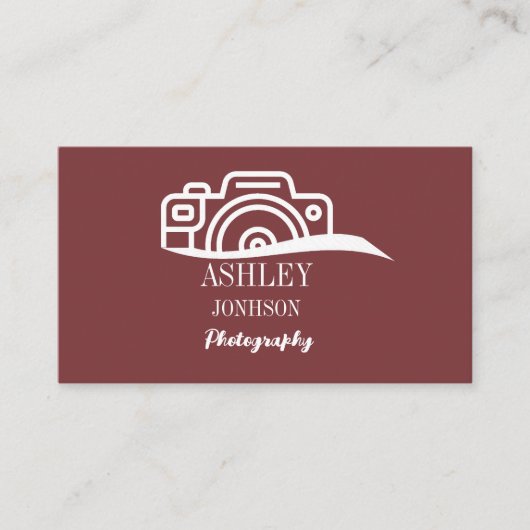 書道モダン写真家 名刺 (正面)