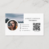 書道モダン写真家 名刺 (裏面)