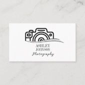 書道モダン写真家 名刺 (正面)