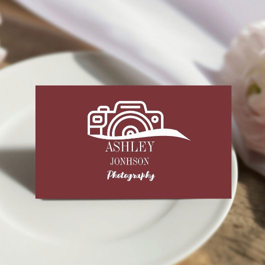 書道モダン写真家 名刺