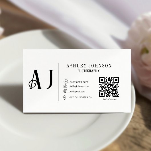 書道モダン写真家 名刺