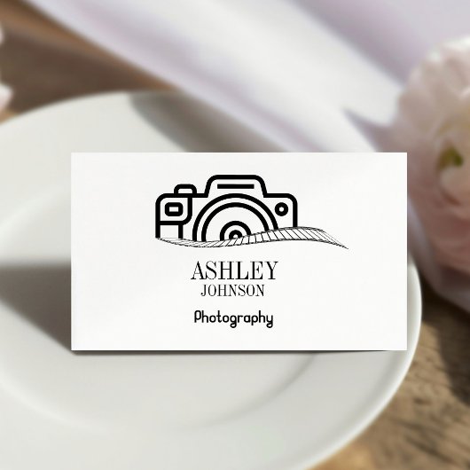 書道モダン写真家 名刺