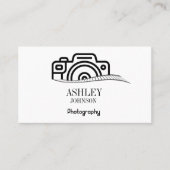 書道モダン写真家 名刺 (正面)