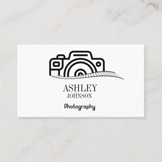 書道モダン写真家 名刺 (正面)