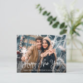 書道モダン写真年賀状 ポストカード (スタンド正面)