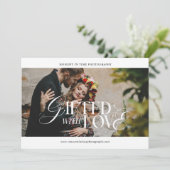 書道モダン写真贈与証 (スタンド正面)