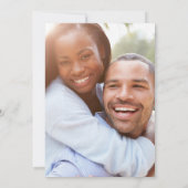 書道モダン写結婚真 セーブザデート (裏面)