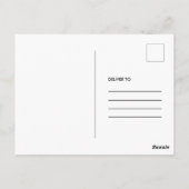 書道モダン卒業写真のお知らせ ポストカード (裏面)