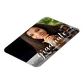 書道モダン卒業写真のお知らせ マグネット (左側)