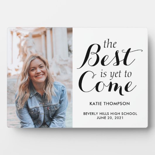 書道モダン卒業記念ギフト フォトプラーク (正面)