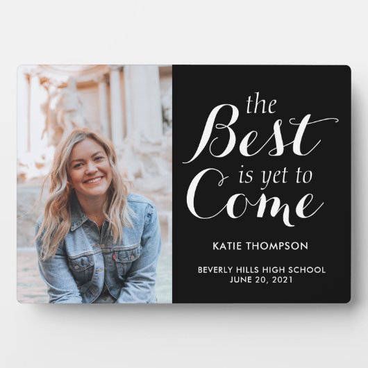 書道モダン卒業記念ギフト フォトプラーク (正面)