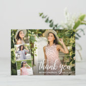 書道モダン卒業4写真集 サンキューカード (スタンド正面)