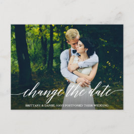 書道モダン台写真の日付の変更 ポストカード