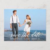 書道モダン台写真の日付を保存 ポストカード (正面)