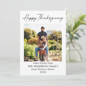 書道モダン墨書写真感謝祭 シーズンカード (スタンド正面)