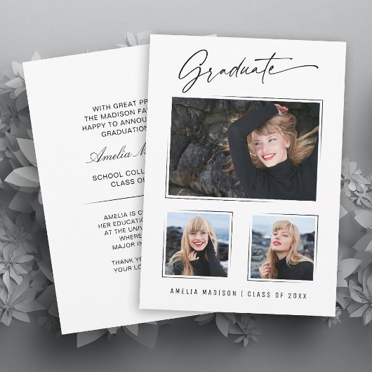 書道モダン墨書第3期写真研究科 案内状