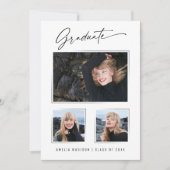 書道モダン墨書第3期写真研究科 案内状 (正面)