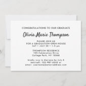 書道モダン大学院写真修士会 招待状 (裏面)