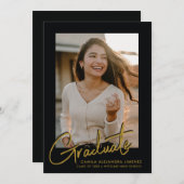 書道モダン学院生 |卒業 案内状 (正面/裏面)