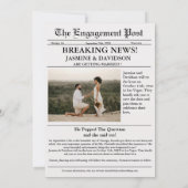 書道モダン新聞の結婚式は日付を保存 招待状 (裏面)