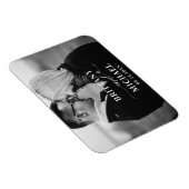 書道モダン日付を白黒で保存 マグネット (右側)