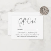 書道モダン景品カード ノートカード (正面/裏面インサイチュ)