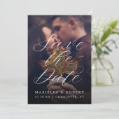 書道モダン秋写真 セーブザデート (スタンド正面)